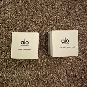 ALO renew and glow body polish & magic multi-balm